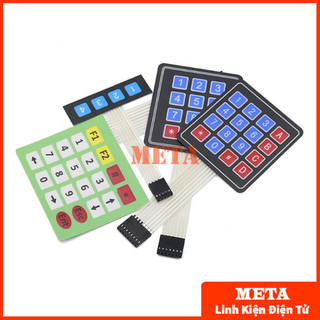 Bàn phím dán keyboard - ma trận bàn phím - bàn phím ma trận 1x4, 3x4, 4x4, 5x4