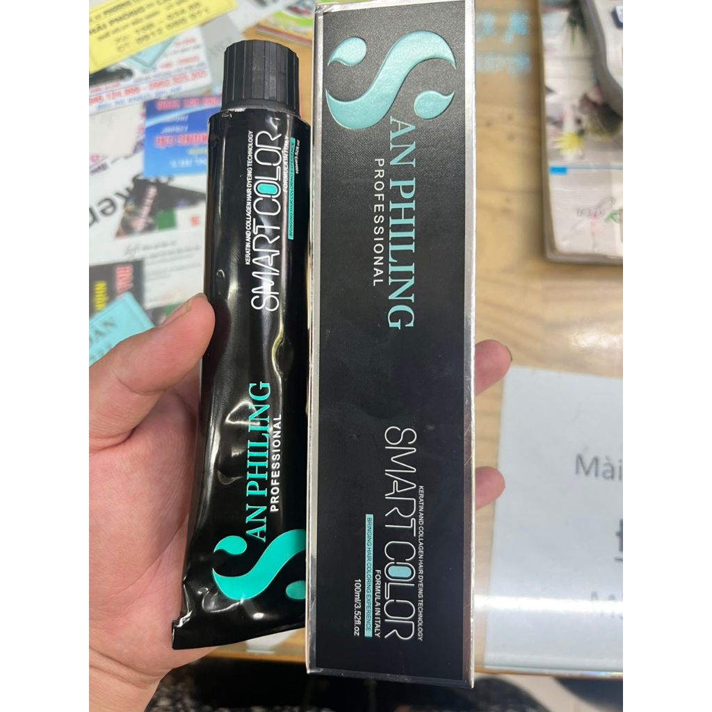 Kem Nhuộm Tóc Thông Minh San Philing 100ml