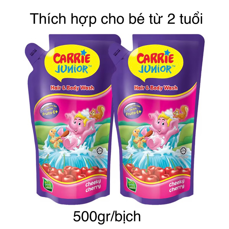 SỮA TẮM GỘI CHO BÉ (nhãn hiệu Carrie Junior)