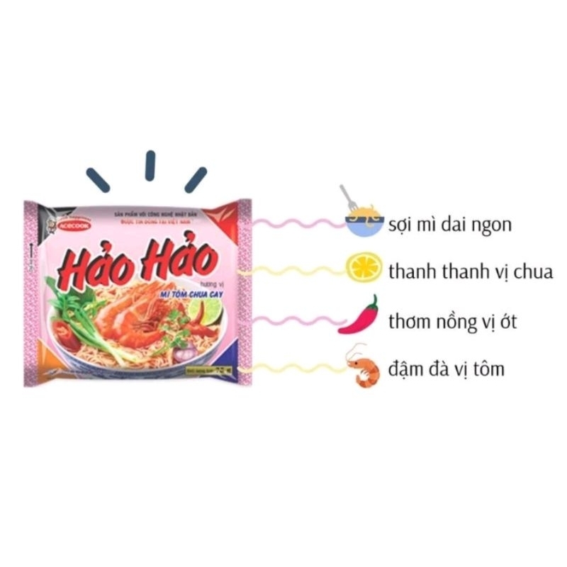 1 gói mì hảo hảo