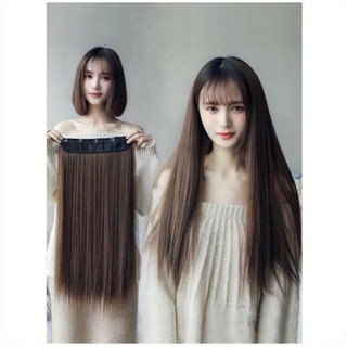 Tóc giả nữ 🌸FREESHIP🌸 Tóc giả kẹp thẳng 55cm [toc kep]-KT01