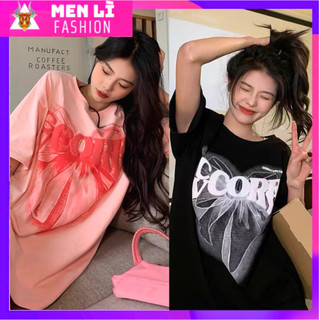 Áo Thun CHIẾC NƠ CORRY Nam Nữ Unisex Áo Phông Form Rộng Tay Lỡ, AT145 trending xu hướng, Men Lì Fashion