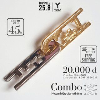 Đồ chơi trí tuệ Keyhole, Yuca Puzzle - Khóa Lỗ khóa, Thử thách giải đố Thông minh, Trí tuệ, Tư duy Xếp hình 3D
