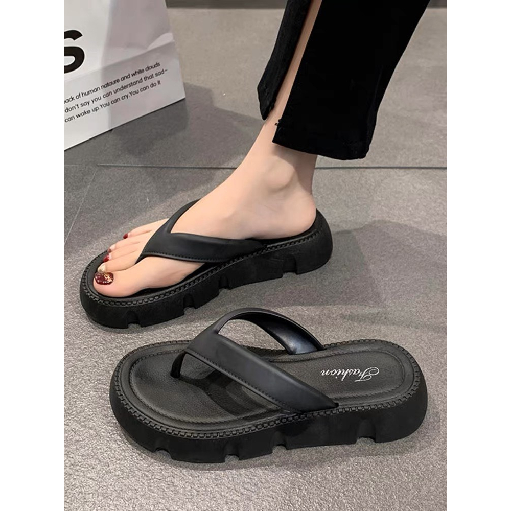 Dép Xỏ Ngón Đế Cao 5cm Thời Trang