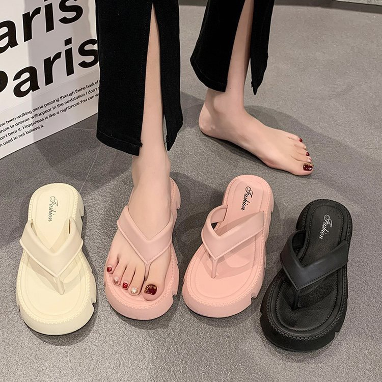 Dép Xỏ Ngón Đế Cao 5cm Thời Trang