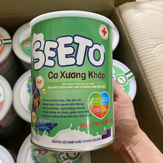 Sữa y tế - sữa bột xương khớp SEETO CƠ XƯƠNG KHỚP 900g giúp cơ xương khớp chắc khỏe giúp bôi trơn khớp ngừa loãng xương