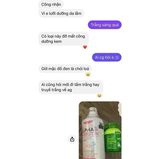 Sữa tắm kích trắng Alpha abutin Thái