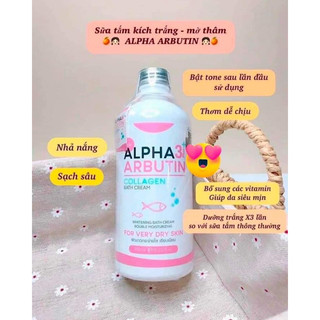 Sữa tắm kích trắng Alpha abutin Thái