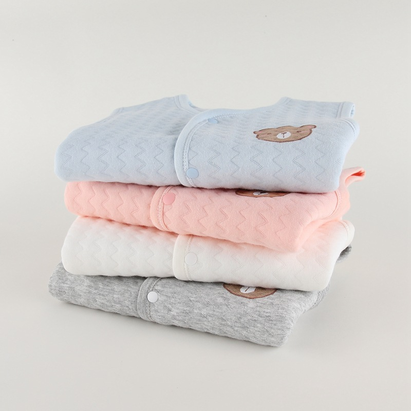 Áo ghi lê trần bông cho bé 6-15kg hàng Quảng Châu cao cấp GILE04