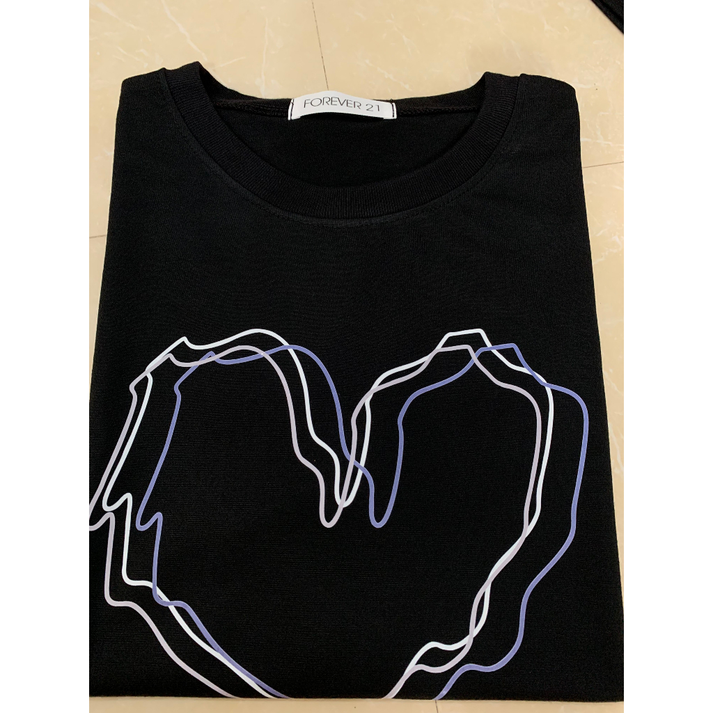 Áo phông TRÁI TIM ĐÔI hàng đủ Size S M L XL