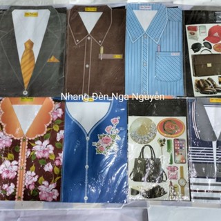 Giấy cúng_Bộ quần áo ông bà kèm phụ kiện/Trang phục nam nữ hàng mã