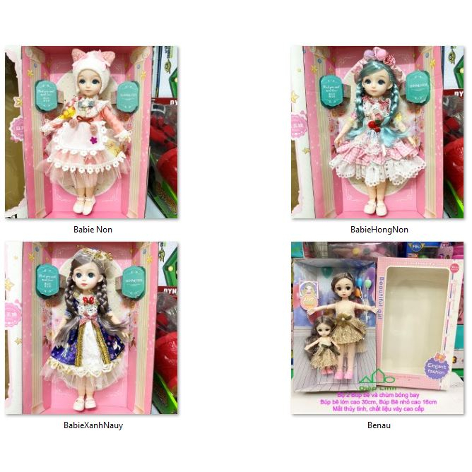 Búp bê barbie có khớp 30cm giá rẻ,đồ chơi cho bé gái phát triển trí tuệ