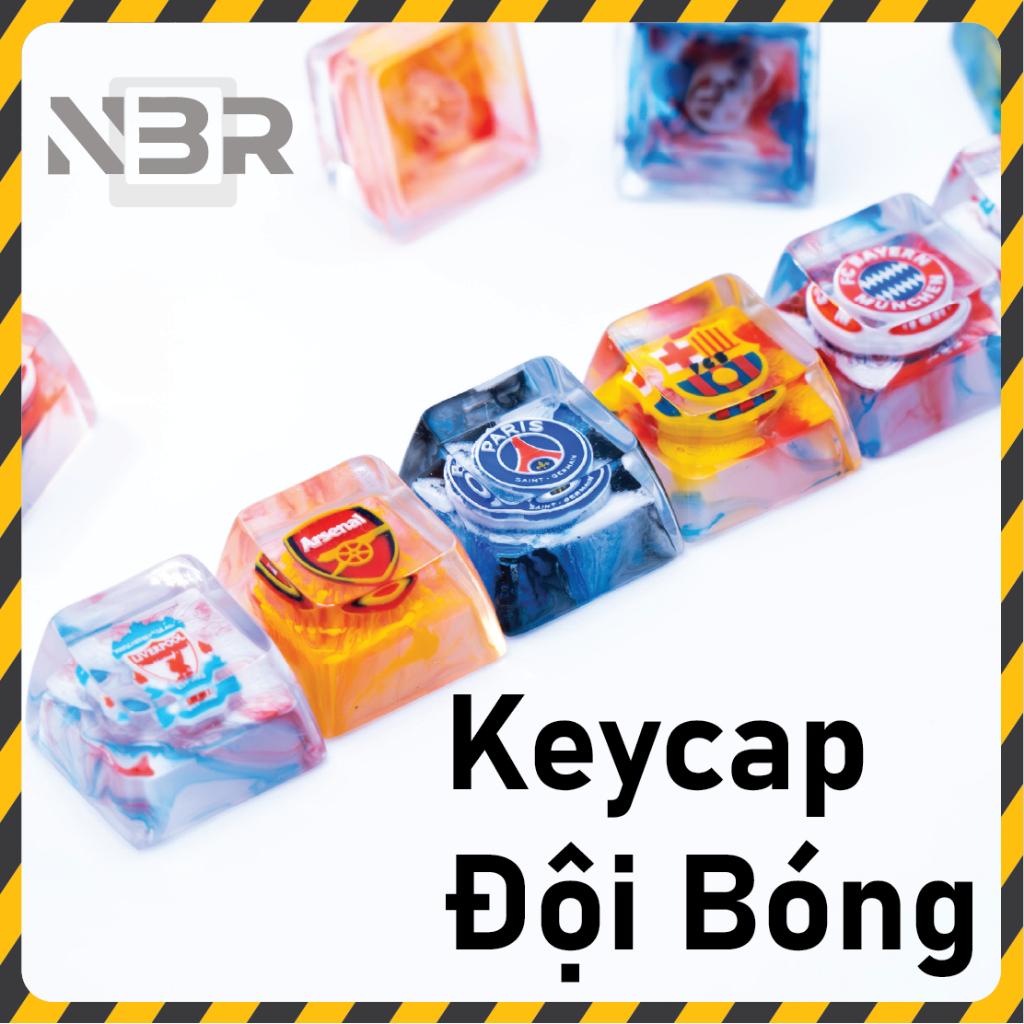 Keycap Logo Đội Bóng 3D trang trí bàn phím cơ, Keycap Logo Đội Bóng Ngoại Hạng Anh