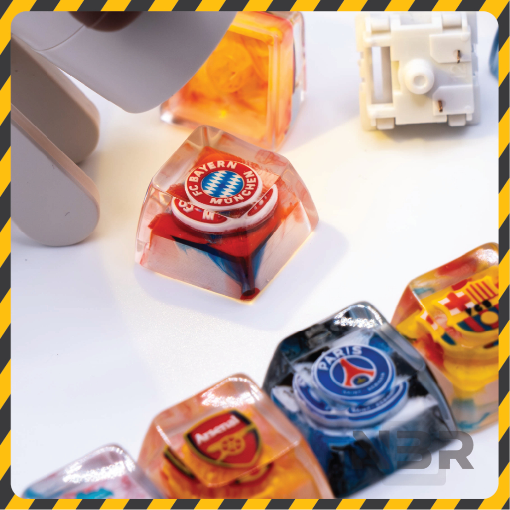 Keycap Logo Đội Bóng 3D trang trí bàn phím cơ, Keycap Logo Đội Bóng Ngoại Hạng Anh