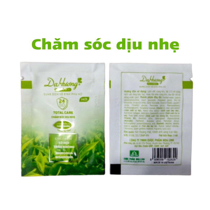 Quà Tặng 1 Gói Dung Dịch Vệ Sinh Phụ Nữ Dạ Hương Pharma 3ml