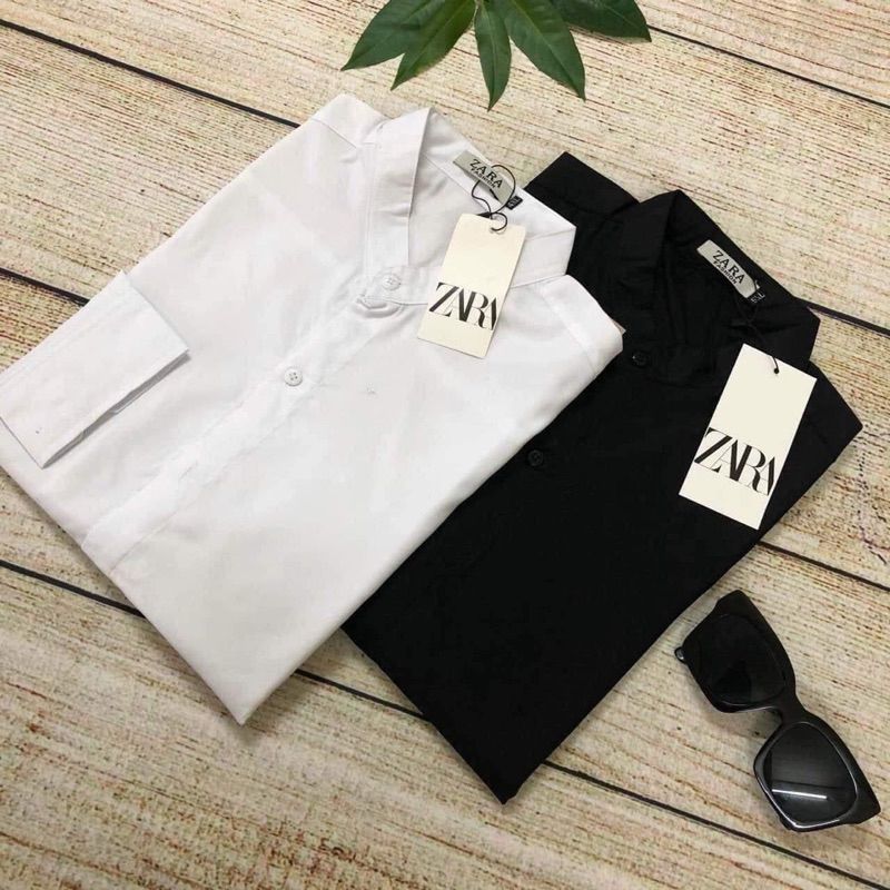 Áo sơ mi nam dài tay ZARA  chất vải cotton mát mịn ít nhăn