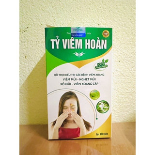 Viên uống xoang tỷ viêm hoàn- hộp 20viên- hỗ trợ viêm xoang