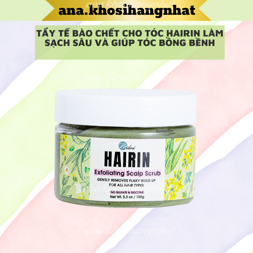 COMBO GỘI XẢ HATOMUGI VÀ TẨY TẾ BÀO CHẾT HAIRIN