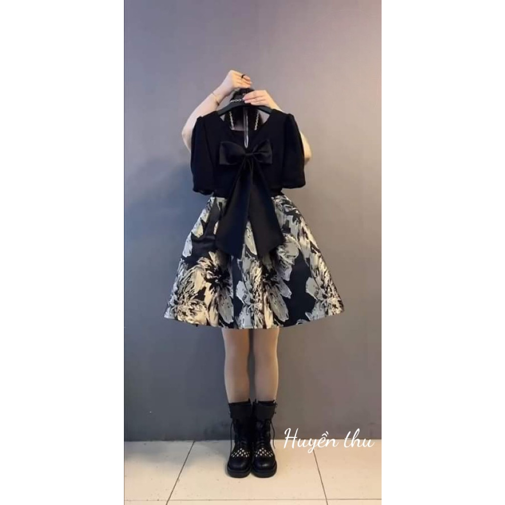 Váy Nơ Lưng siu xinh-  không kèm phụ kiện