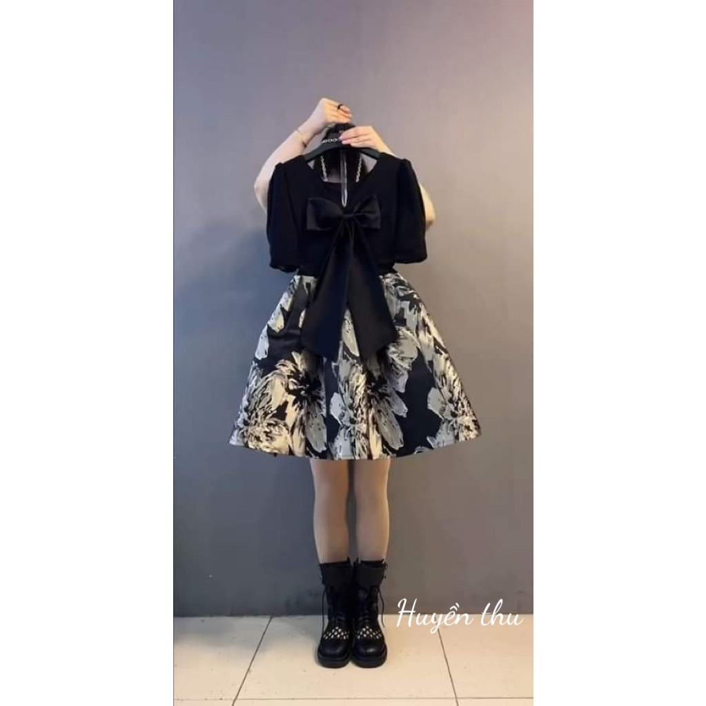 Váy Nơ Lưng siu xinh-  không kèm phụ kiện