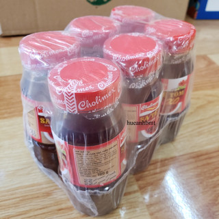 Lốc 6 chai sa tế tôm xo-cholimex chai 100g