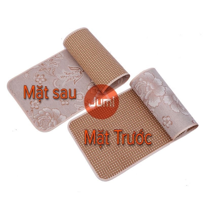 Chiếu Mây Điều Hoà Cho Bé - Chiếu Mây Mềm Mát Mặt Sau Lót Lụa