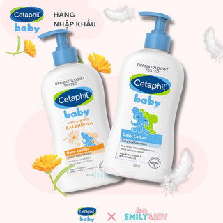 [Mẫu mới] Kem dưỡng ẩm cho bé Cetaphil Baby Daily 400ml Hàng Nhập Khẩu
