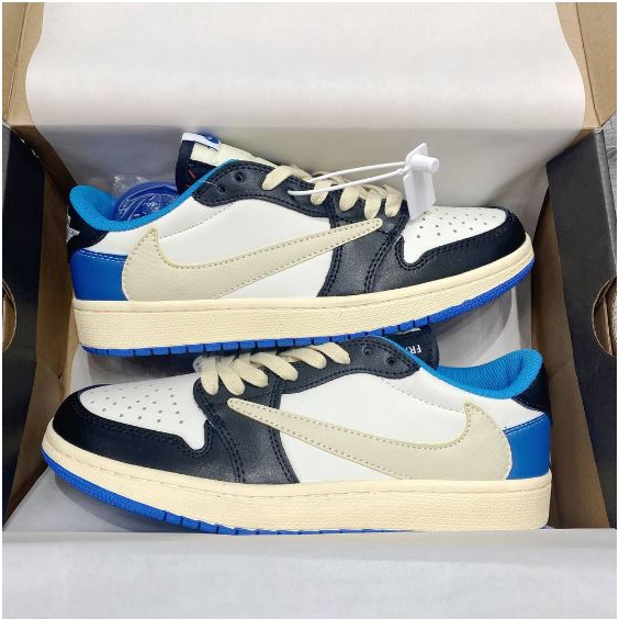 Giày JORDAN Travis Scott Nâu Cao, Xanh Cao, Nâu Đen Thấp, Nâu Trắng Thấp, Xanh Đen Thấp, Giày Travis 5 Mẫu Hottrend 2023