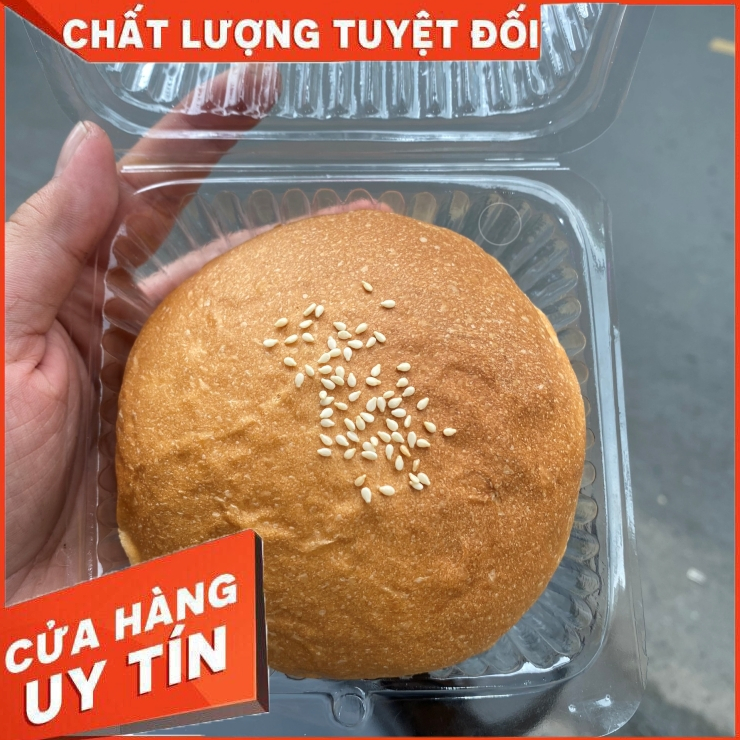 Vỏ bánh Hamburger nướng sẵn tiện lợi, thơm ngon.