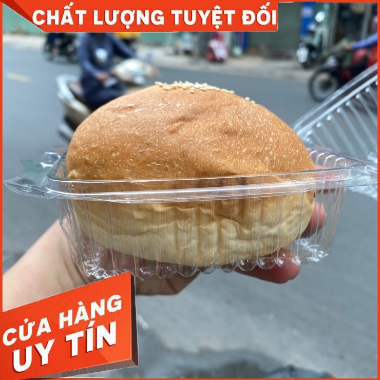 Vỏ bánh Hamburger nướng sẵn tiện lợi, thơm ngon.