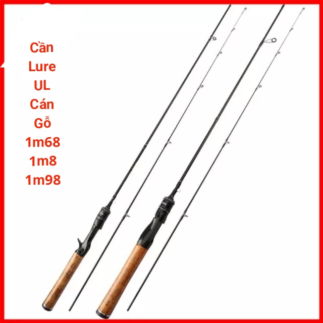 cần câu cá cần lure ul siêu dẻo 1m8 x1