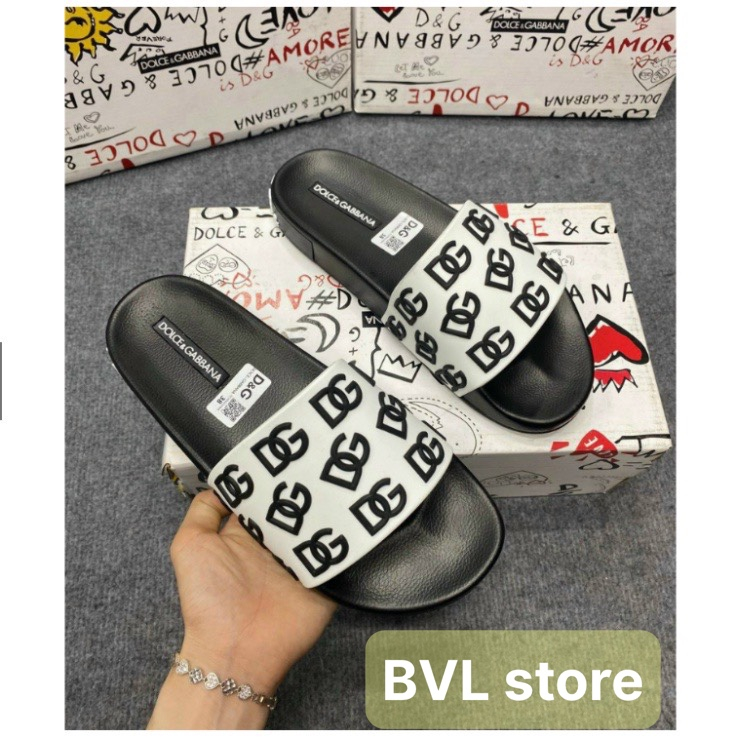 Dép Nam DG Chữ Nổi Siêu Chất Dép Lê Nam quai ngang hàng hott 2023