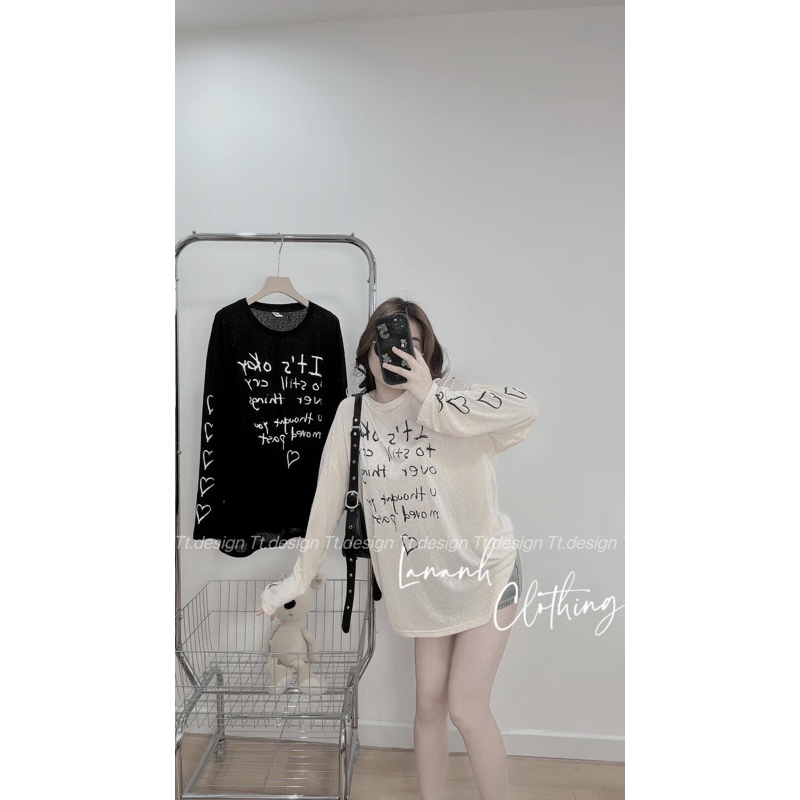 Áo Phông Giấy Chữ QC L1