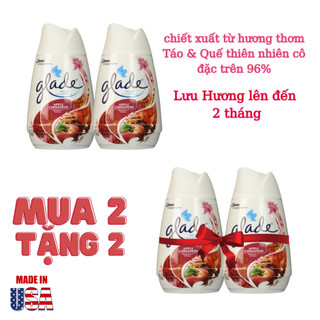 S4 - combo 2 tặng 2 sáp thơm glade hương táo & quế - mỹ
