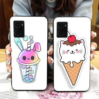Ốp lưng oppo a76 in hình trà sữa cute