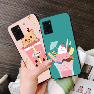 Ốp lưng oppo a76 in hình trà sữa cute