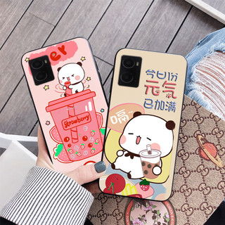 Ốp lưng oppo a76 in hình trà sữa cute