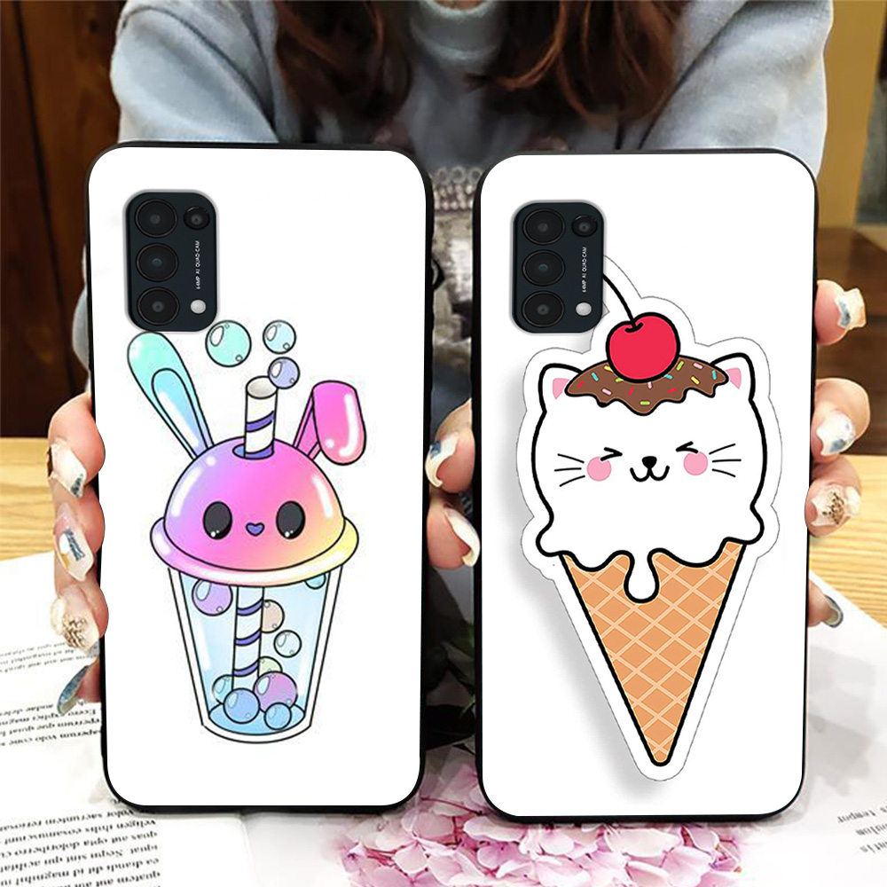 Ốp lưng oppo reno 5 / oppo reno 5 4g / oppo reno 5 5g in hình trà sữa cute