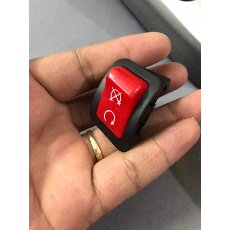 Nút iding stop đỏ thay thế nút zin  trang trí xe-ab-lead-sh-v.v