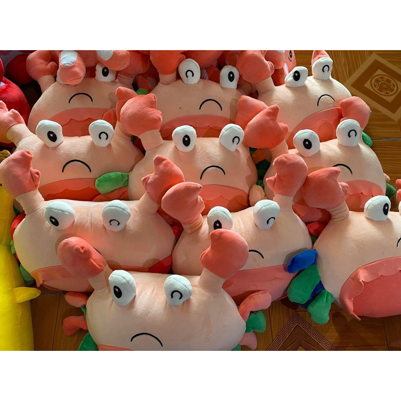 Gấu Bông, Thú Nhồi Bông Hình Con Cua Dễ Thương