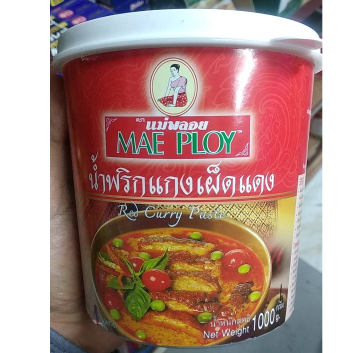 Gia vị cà ri đỏ thái lan RedCurry Paste Mae ploy 1000g