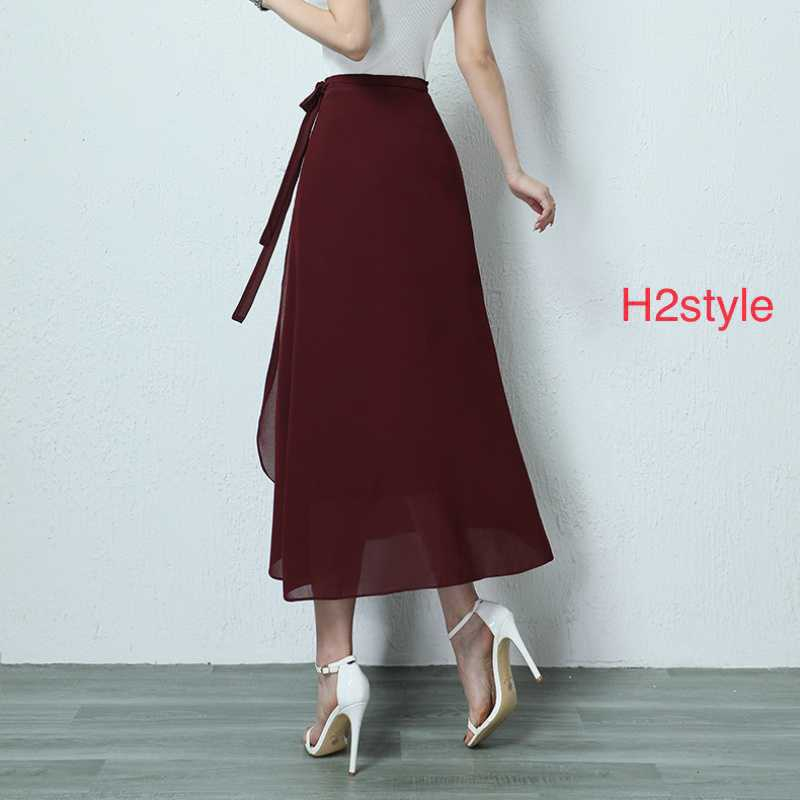 Chân váy voan nhiều lớp dáng dài nâu đen công sở cao cấp sang trọng thiết kế MQ Boutique