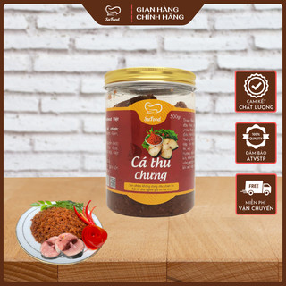 Cá Thu Chưng hộp 500g thương hiệu Nguyễn Nghiêm  ăn liền mang đi du lịch dã ngoại vô cùng tiện lợi