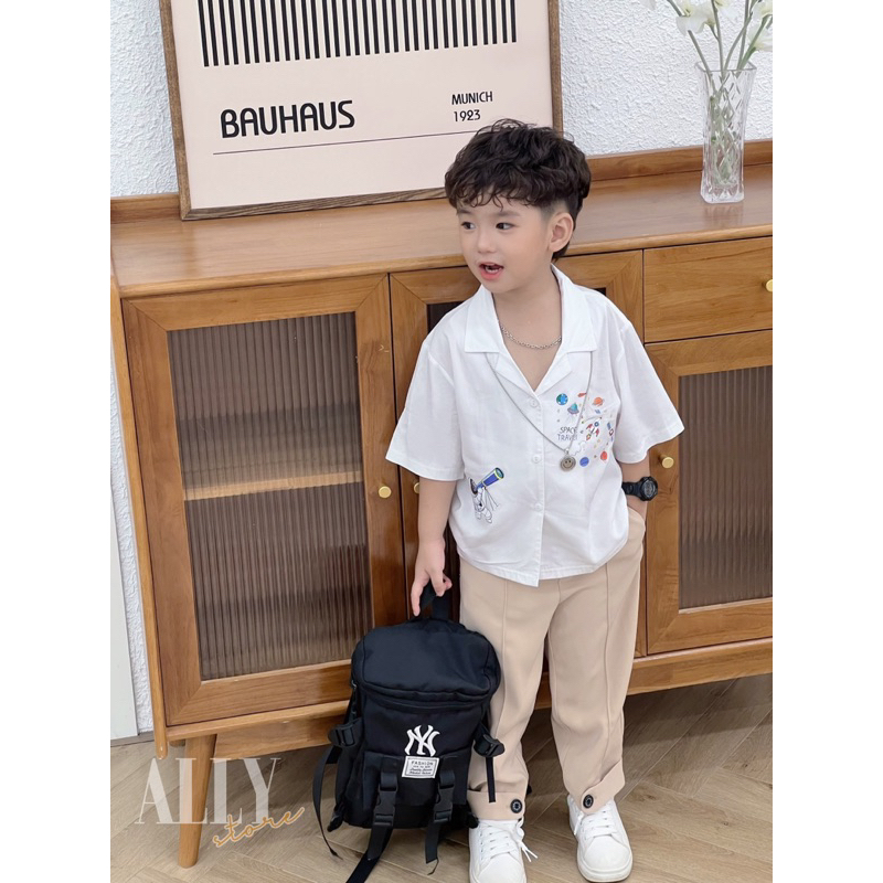 Quần tây kèm đai cho bé mã Q550