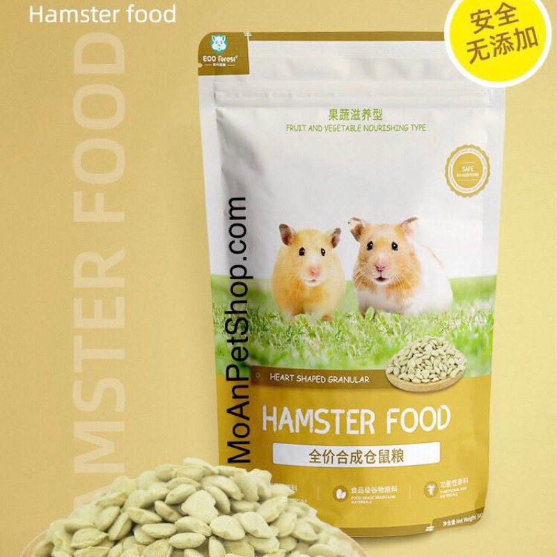 Viên Nén Dinh Dưỡng Trái Cây & Rau Eco Forest cho Hamster | Thú Nhỏ - 500g