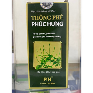 Thông phế Phúc Hưng - 250ml - hỗ trợ giảm ho, giảm đờm, giúp đường hô hấp thông thoáng