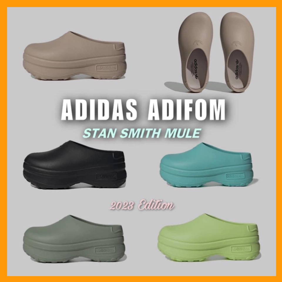 Giày Sục Đạp Gót Adidas Adifom Stan Smith Wonder Taupe Đế Cao 5cm Phiên Bản L.Auth Cao Cấp FullBox
