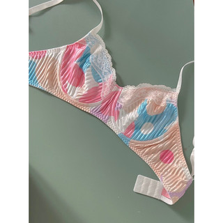 Set đồ ngủ IVY SET thun lụa dập ly hoa
