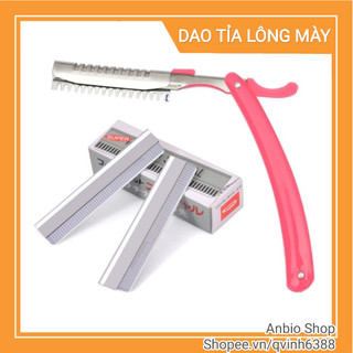 Dao cạo tỉa lông mày hộp 10 cây