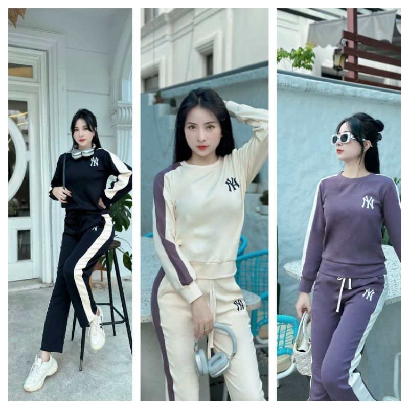 Bộ thể thao NY hàng thu đông FULL TAG cam kết chất siêu đẹp